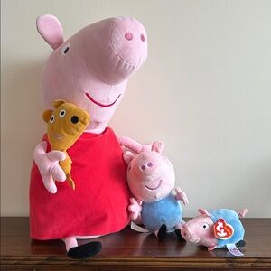 Peppa Pig Plush Toy Set